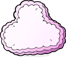 nube decorativa de dibujos animados png