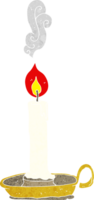 cartoon burning candle png