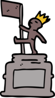 cartone animato scarabocchio monumento statua png
