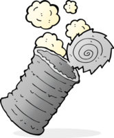 cartoon old tin can png