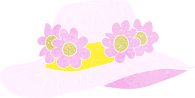 sombrero de verano de dibujos animados png