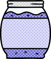 hand drawn cartoon doodle of a strawberry jam png