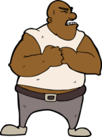 cartoon violent man png