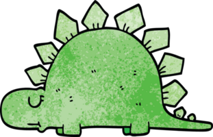 cartoon doodle prehistoric dinosaur png