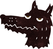 tekenfilm wolf hoofd png