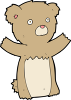 ours en peluche de dessin animé png