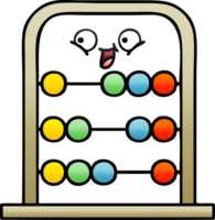 gradient shaded cartoon abacus png