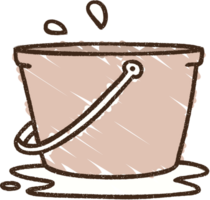 Wet Bucket Chalk Drawing png