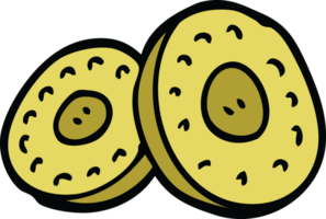 cartoon doodle gold coins png