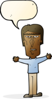 cartoon angry man with speech bubble png