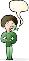 cartoon woman sticking out tongue with speech bubble png