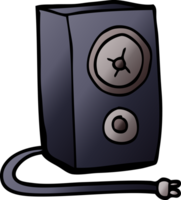 cartoon doodle of a speaker png