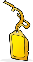 cartoon luggage tag png