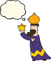 one of the three wise men with thought bubble png