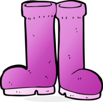 cartoon rubber boots png