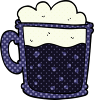 Cartoon-Doodle Tasse Brombeere png