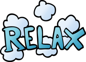 cartoon doodle relax symbol png