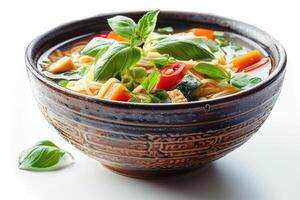 Yakisoba in the kitchen table professional advertising food photography photo