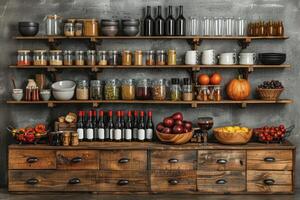 tableware set in the kitchen professional advertising photography photo