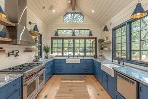 stove and sink in the kitchen countertop placement interior design ideas professional advertising photography photo