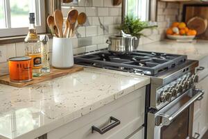 stove and sink in the kitchen countertop placement interior design ideas professional advertising photography photo