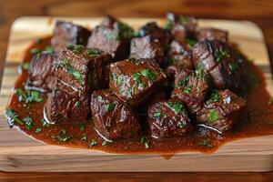 Beef Dishes of All Time in the kitchen table professional advertising food photography photo