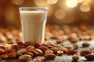 fresh glass of milk professional advertising food photography photo