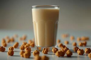 fresh glass of milk professional advertising food photography photo