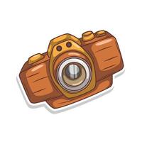 retro film cartoon camera illustration vector