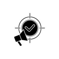 campaign concept line icon. Simple element illustration. campaign concept outline symbol design. vector