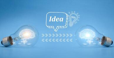 conceptos, creativo ideas desde ai, sistema uso ai, intercambiar de nuevo ideas foto