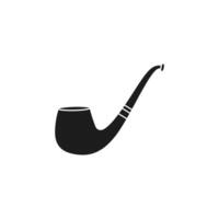 Smoking pipe icon. Smoking illustration sign. Tobacco symbol or logo. vector