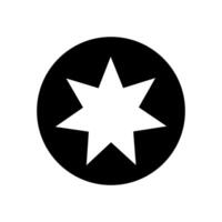 Sunburst icon . Star illustration sign. Price tag symbol. vector