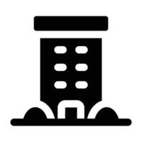 Simple Office Solid icon. The icon can be used for websites, print templates, presentation templates, illustrations, etc vector