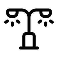 Simple City Lights icon. The icon can be used for websites, print templates, presentation templates, illustrations, etc vector