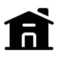 Simple House Solid icon. The icon can be used for websites, print templates, presentation templates, illustrations, etc vector