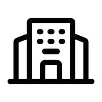 Simple Mall icon. The icon can be used for websites, print templates, presentation templates, illustrations, etc vector