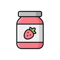 jam jar icon design template simple and clean vector