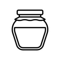 jam jar icon design template simple and clean vector