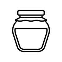 jam jar icon design template simple and clean vector