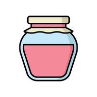 jam jar icon design template simple and clean vector