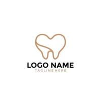dental lujo logo diseño modelo 1 vector