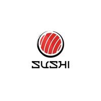 Sushi logo diseño modelo 1 vector
