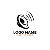 Speaker Logo Design Template 3 vector