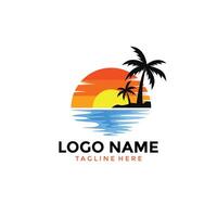 Traveling Logo Design Template 2 vector