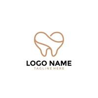 Dental Luxury Logo Design Template 3 vector