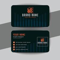 Creative and modern business card template vector