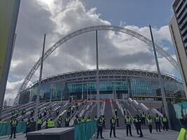 London 04 20 2024 Wembley Stadium Sports and Concerts Venue. photo