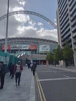 London 04 20 2024 Wembley Stadium Sports and Concerts Venue. High quality photo