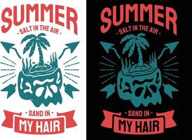 Summer T-Shirt design vector
